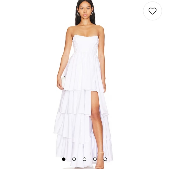 Madison Gown in White - Picture 1 of 3